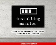 Installing muscles banner for sale  Hutchinson