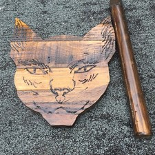 Cat figurine door for sale  HOUNSLOW