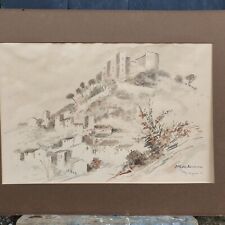 Aquarelle loustaunau meyrargue d'occasion  Paris XIV