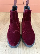 Marten burgundy velvet for sale  LONDON