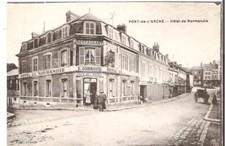 CPA   - 27 - PONT DE L'ARCHE  - Hôtel de Normandie - comprar usado  Enviando para Brazil