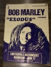 Original BOB MARLEY “Exodus” June 1977 French 15x21” Poster Rainbow comprar usado  Enviando para Brazil