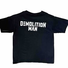 Camisa promocional vintage Demolition Man filme XL preta anos 90 Sylvester Stalone Snipes comprar usado  Enviando para Brazil
