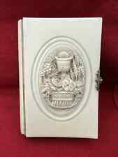 Bible Osso Messale Parrocchiano Romano Argento Antico Reliquiario 19EME XIX comprar usado  Enviando para Brazil
