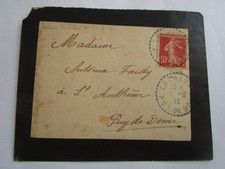 Lettre deuil 1916 d'occasion  Nîmes