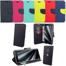 Housse etui coque pochette portefeuille pour Sony Xperia XZ3 + film ecran na sprzedaż  Wysyłka do Poland