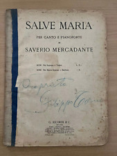 Spartito salve maria usato  Santa Maria a Vico