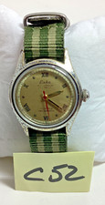 Vintage Eska 17 Jewel Relógio Mecânico Estilo Militar Nova Pulseira e Cristal Corrida comprar usado  Enviando para Brazil