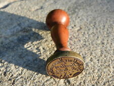 Używany, ok. 1900 PIECZĘĆ PETSCHAFT seal Feichtner Maurermeister Fabuła 4973 St. Martin na sprzedaż  Wysyłka do Poland
