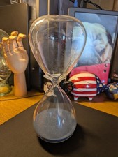 Large glass hourglass for sale  Salinas