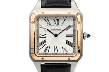 Cartier Santos Dumont 46,6 mm x 33,9 mm aço e ouro rosa 18 quilates W2SA0017 2023 comprar usado  Enviando para Brazil