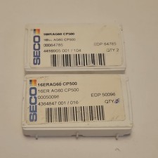 Inserção de rosca Seco Laydown: 16ERAG60 CP500, carboneto 3 NOVAS INSERÇÕES LOTE 591  comprar usado  Enviando para Brazil