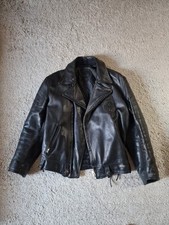 Lederjacke bikerjacke schwarz gebraucht kaufen  Aachen
