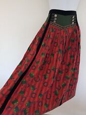 Vintage skirt red for sale  UK