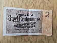 Rentenbankschein rentenmark 01 gebraucht kaufen  Rötgesbüttel