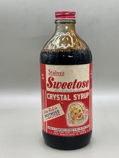 Xarope de cristal vintage da década de 1950 Staley's Sweetose fechado frasco de 1 litro, usado comprar usado  Enviando para Brazil