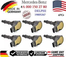 Bobinas de ignição GENUÍNAS DELPHI 6x para 2005-2014 Mercedes-Benz V6 #A 000 150 2780 comprar usado Bobinas de ignição GENUÍNAS DELPHI 6x para 2005-2014 Mercedes-Benz V6 #A 000 150 2780 comprar usado  Enviando para Brazil