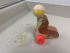 Bola balanceadora vintage Fisher Price 694 SEAL brinquedo de madeira 1978 comprar usado  Enviando para Brazil