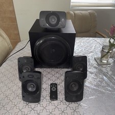 Sistema de alto-falante Logitech Z906 5.1 Ultimate THX som surround 980-000467 comprar usado  Enviando para Brazil