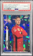 2020 Topps Chrome Sapphire F1 #3 Sebastian Vettel - Scuderia Ferrari PSA 10, usado comprar usado 2020 Topps Chrome Sapphire F1 #3 Sebastian Vettel - Scuderia Ferrari PSA 10, usado comprar usado  Enviando para Brazil