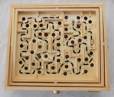Wooden labyrinth puzzle for sale  IPSWICH