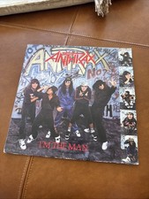 Anthrax - I'm The Man - Megaforce Worldwide Island 1987 NM Vinyl LP 90685-1 comprar usado  Enviando para Brazil