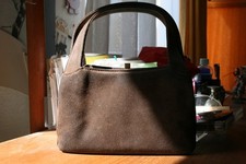 Vintage wildleder handtasche gebraucht kaufen  Mönchengladbach