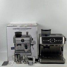 Usado, Máquina de café espresso Chefman Crema Supreme 15 barras, espumador de leite (aço inoxidável) comprar usado  Enviando para Brazil