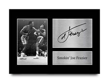 Joe frazier signed for sale  MANCHESTER