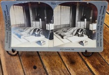 Antigo 1904 Keystone cartão de visão estéreo A CAMA JAPONESA comprar usado  Enviando para Brazil