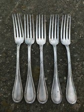Set of vintage decorated cutlery BM forks NORBLIN antique Poland white metal na sprzedaż  PL