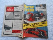 MOTOR TREND  Magazine-AUGUST,1954-DETROIT'S HOTTEST TOPIC-TURBINES ARE COMING comprar usado  Enviando para Brazil