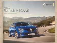 Folheto de vendas de carros Renault Megane mercado do Reino Unido - novembro de 2016 comprar usado  Enviando para Brazil