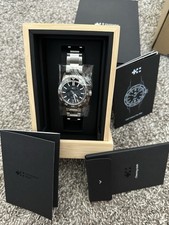 Christopher Ward C60 Trident Pro 300 mostrador preto 38mm kit completo - como novo comprar usado  Enviando para Brazil