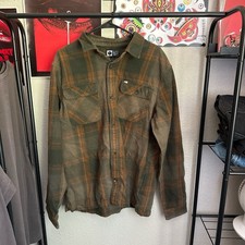 Usado, Camisa masculina de flanela SALTY CREW LANDFALL L/S - OLIVA - Grande - Nova com etiquetas comprar usado  Enviando para Brazil