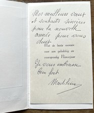 Carte autographe madeleine d'occasion  Paris III