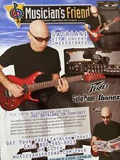 Usado, Guitarras Joe Satriani, Peavey, Ibanez, página inteira anúncio impresso vintage comprar usado  Enviando para Brazil