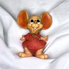 Vintage Anos 70 Roy Des Fla Topo Gigio Mouse Bank Ed Sullivan Show Banco Vestido Vermelho comprar usado  Enviando para Brazil