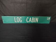 Placa de rua vintage real cabine de madeira LN e Locklear ST dupla face 36 1/2"  comprar usado  Enviando para Brazil