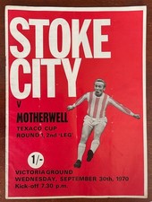 Stoke city motherwell for sale  TARPORLEY