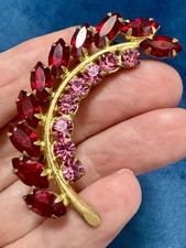 Vintage brooch ruby for sale  CHELMSFORD