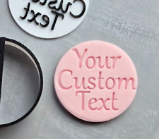 Personalised cupcake stamp for sale  HUNTINGDON