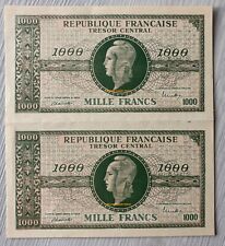 Planche billets 1000f d'occasion  Valentigney