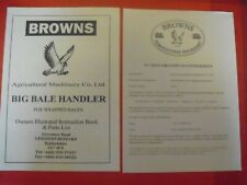 Browns big bale for sale  HIGH PEAK