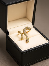 Bague serpent plaqué d'occasion  Mériel