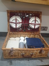 Vintage picnic hamper for sale  LEICESTER