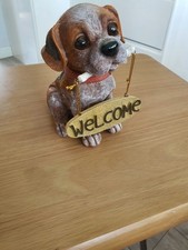 Welcome dog ornament for sale  BANBURY