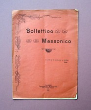 Bollettino massonico palermo usato  Italia