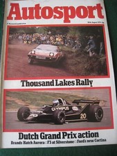 Autosport magazine aug for sale  BRISTOL