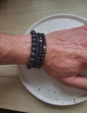 Magnifique bracelet pierre d'occasion  Bourg-Achard
